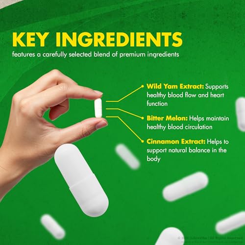 Cápsulas Gluco Life 360 fórmula inspirada en plantas para salud