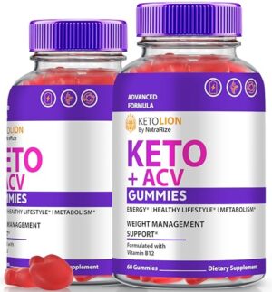 Gomitas KetoLion para pérdida de peso en envase