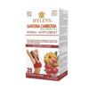 Frente del empaque HYLEYS té Garcinia Cambogia