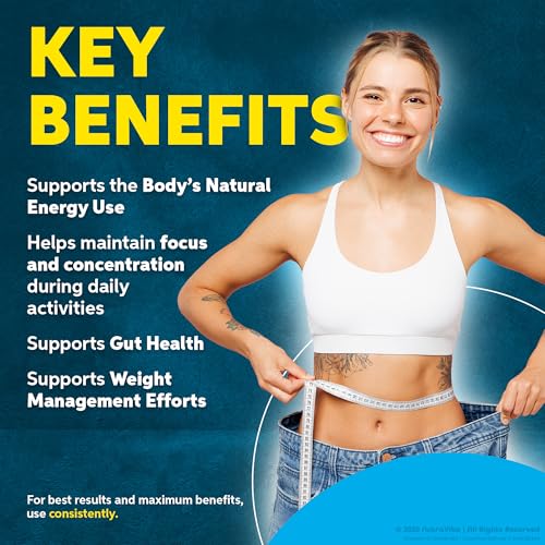 Frasco Metabolyn con caja NutraVibe para apoyo fitness y energía