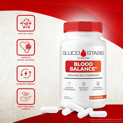 Cápsulas naturales Gluco Stasis para bienestar