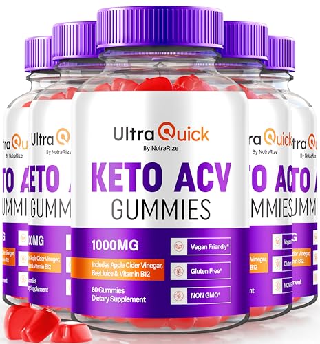 Paquete de gomitas Ultra Quick Keto ACV para pérdida de peso