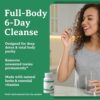 Detox 6 Días Advanced Solutions empaque trasero