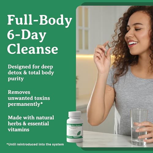 Detox 6 Días Advanced Solutions empaque trasero