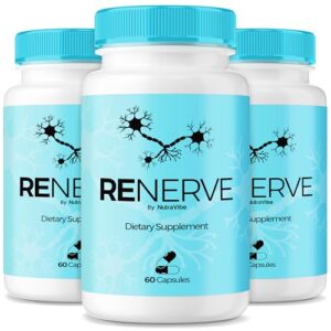 Paquete de 3 cápsulas Renerve para apoyo nervioso NutraVibe