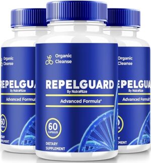 Paquete de 3 RepelGuard cápsulas orgánicas para limpieza y peso