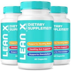 Leanx Píldoras paquete de 3 para salud y fitness