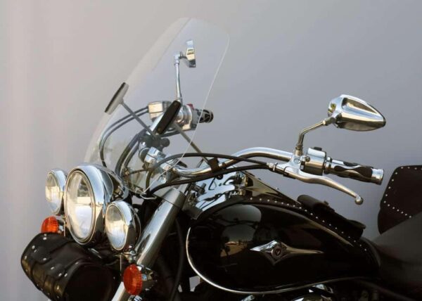 Parabrisas MRA highwayshield negro para motos naked y cruiser