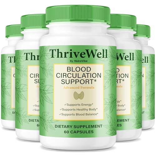 Paquete de cápsulas ThriveWell con fórmula natural para circulación saludable