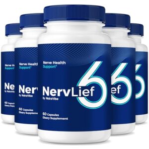 Frasco de NervLief 6 cápsulas