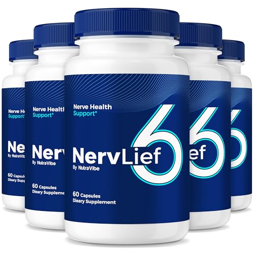 Frasco de NervLief 6 cápsulas