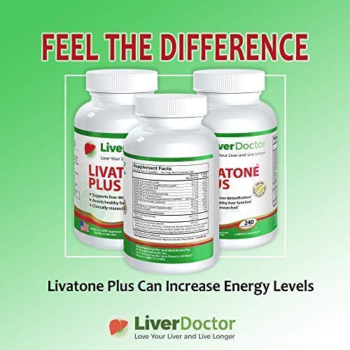 Version 1.0.0 Livatone Plus cápsulas fáciles de tragar para salud hepática