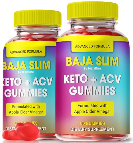 Paquete gomitas NutraRize Baja Slim Keto vinagre sidra manzana