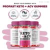 Suplemento natural Pro Fast Keto ACV para control de grasa abdominal