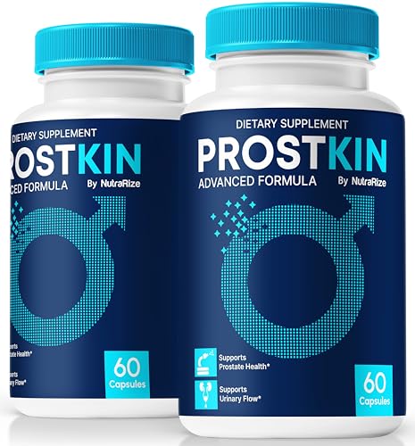 NutraRize cápsulas Prostkin para salud de la próstata envase frontal