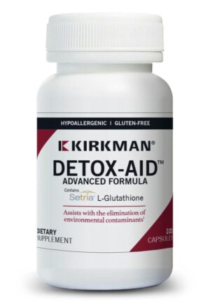 Kirkman Detox-Aid cápsulas apoyo antioxidante 100 unidades