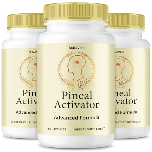 Paquete de 3 cápsulas Pineal Activator para enfoque y memoria