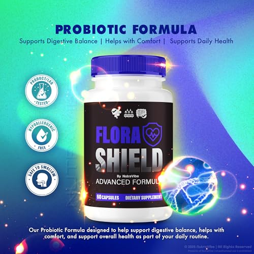 Cápsulas Flora Shield para confort después de las comidas