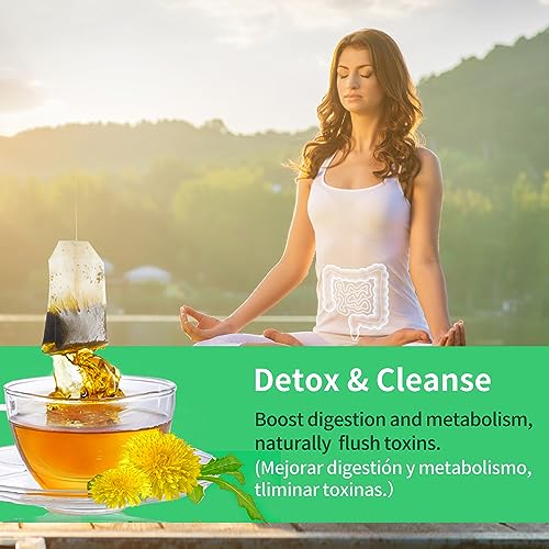 Bolsitas té hierbas naturales para detox y pérdida peso