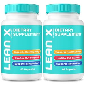 Caja de cápsulas Leanx fórmula oficial para fitness y salud