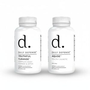 Frasco y caja del paquete de limpieza de colon de Daily Defense