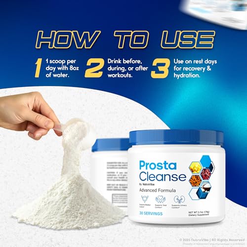 Polvo para salud prostática Prosta Cleanse en envase