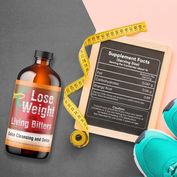 Producto Herboganic Living Bitters para detox y energía