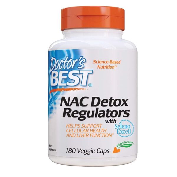 Doctor's Best NAC Detox suplemento para producción de glutatión