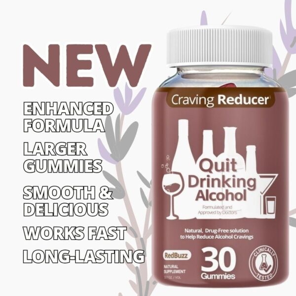 Detalle de frasco Quit Alcohol