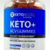 Gomitas Keto Accel ACV vista frontal