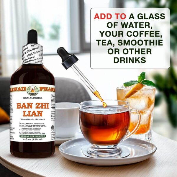 Tapa extracto Ban Zhi Lian natural sin alcohol