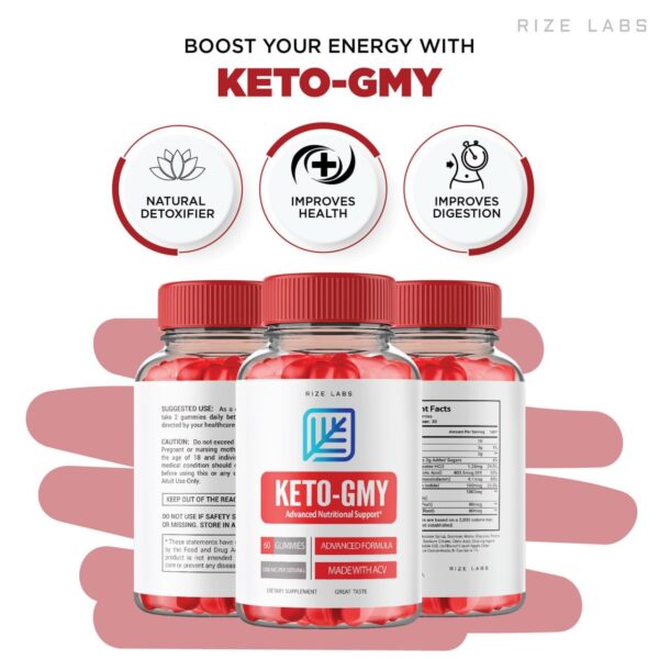 Envase gomitas Keto-GMY apoyo control grasa abdominal