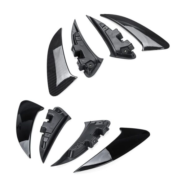 Spoiler lateral lxylf negro brillante Benz CLA AMG 2020 vista detalle