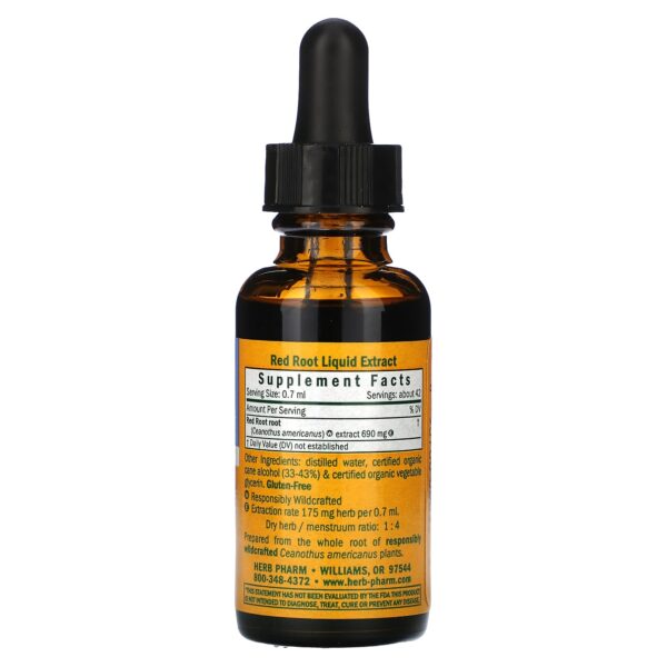 Extracto Herbal Detox Herb Pharm botella 1 oz
