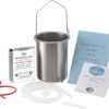Kit enema Purelife acero inoxidable 2 qt para detox con café