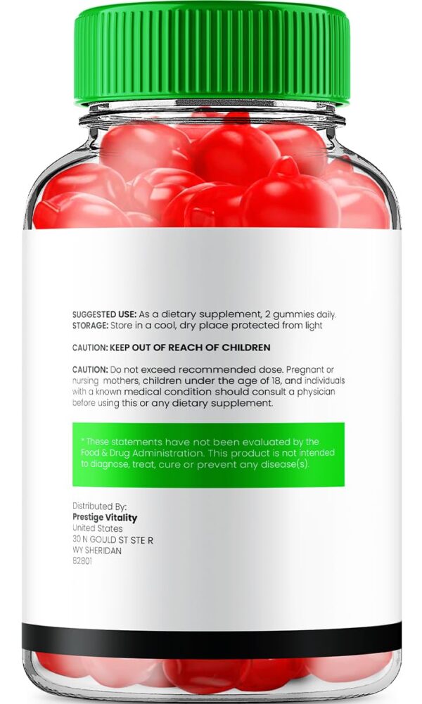 Detalle gomitas keto ACV Swift fórmula avanzada natural