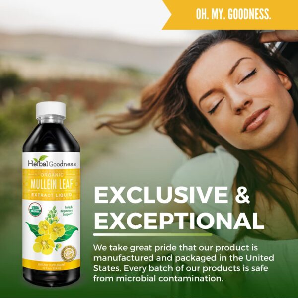Botellas de extracto Herbal Goodness para soporte respiratorio