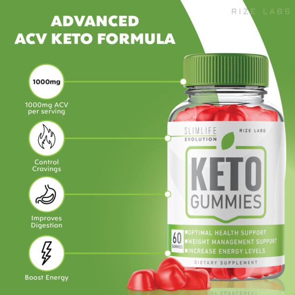 Paquete SlimLife Evolution gomitas keto salud y energía