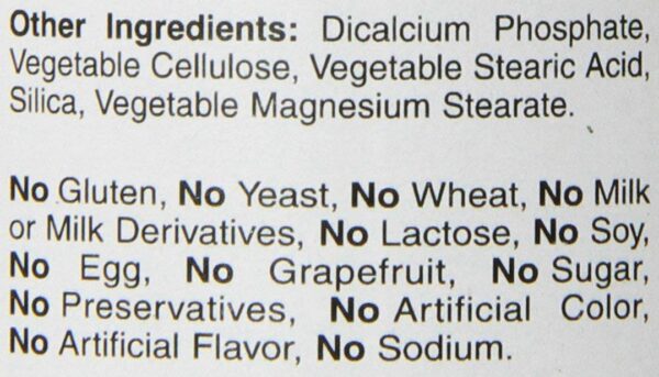 Tabletas American Health vinagre sidra de manzana detalladas