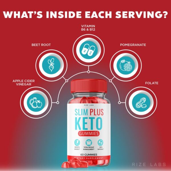 Gomitas Slim Plus Keto ACV envase cerrado
