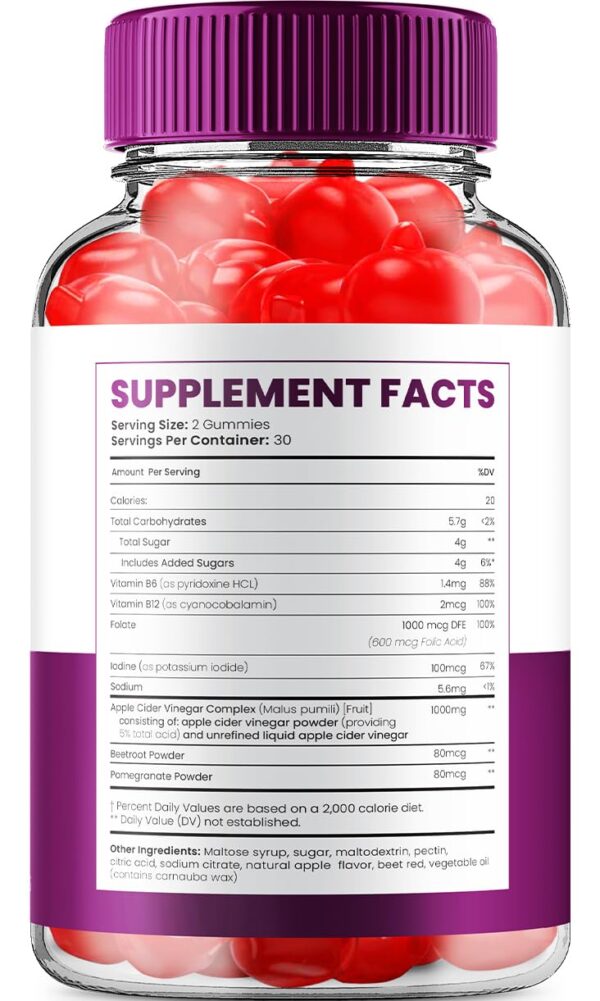 Frente paquete NutriZen Keto ACV Gummies soporte para dieta keto y peso