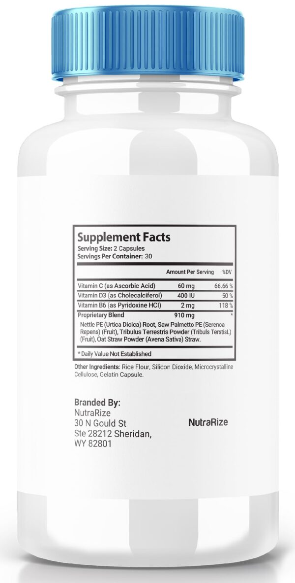 Paquete VitalFlow 180 cápsulas para soporte prostático natural