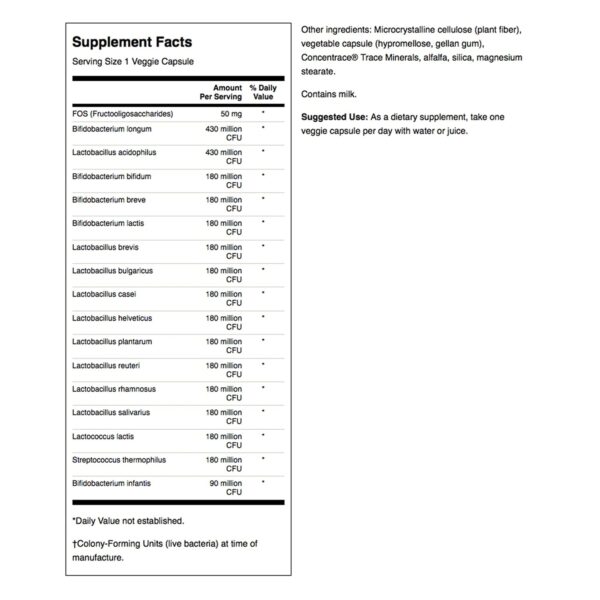 Cápsula probiótica natural Swanson Dr. Stephen Langer para salud digestiva