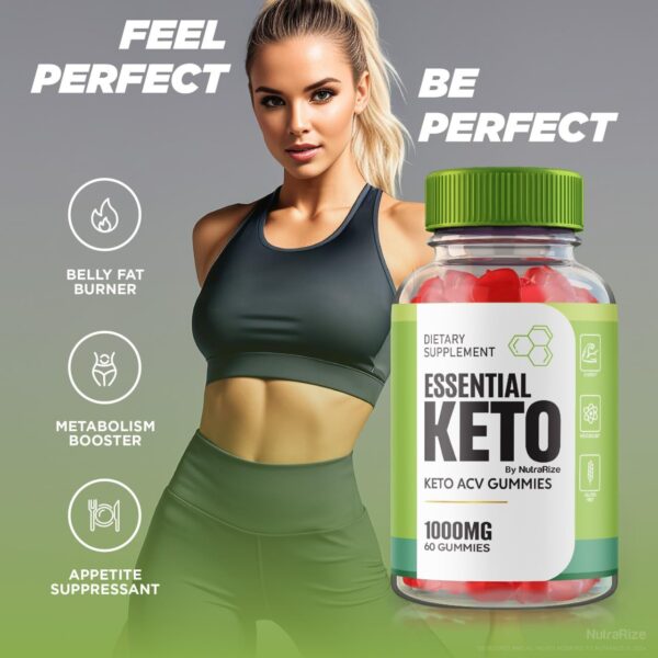 Suplemento gomitas para pérdida de peso Essential Keto ACV
