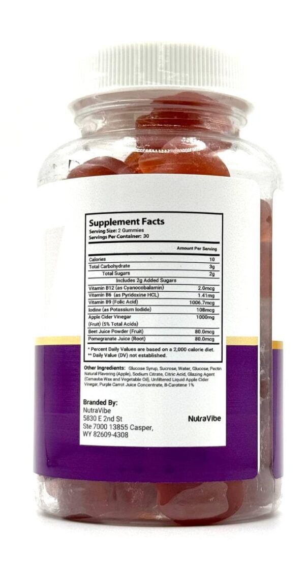 Detalle botellas Fit Craze Keto ACV gomitas naturales