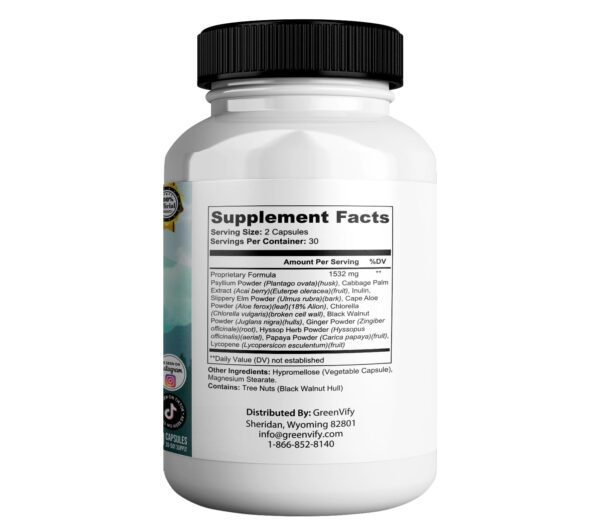 Detalle del empaque de Aeroslim Max cápsulas veganas sin gluten