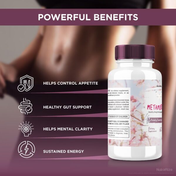 Metamorphx cápsulas naturales para grasa abdominal y energía