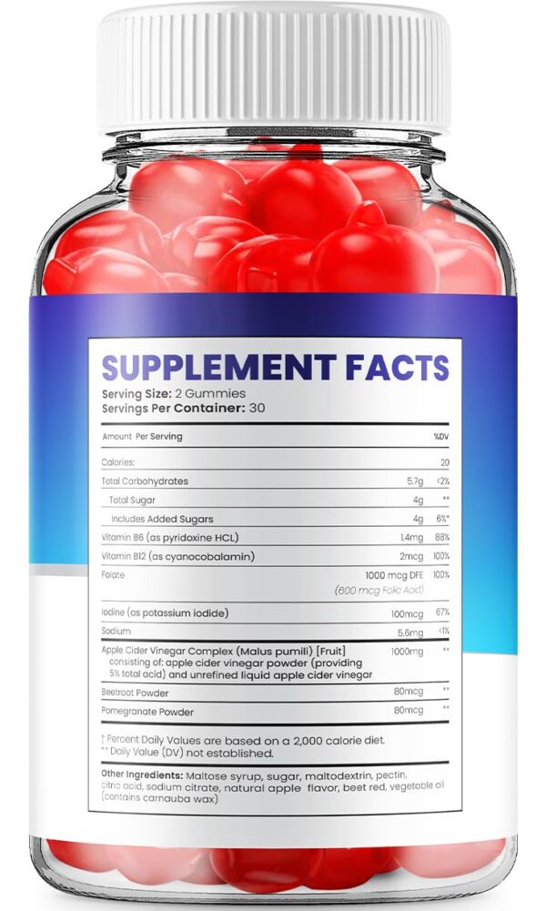 Gomitas para dieta cetogénica con ACV