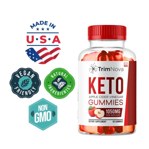 Gomitas TrimNova Keto ACV livorka salud y energía