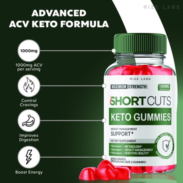 Gomitas Keto Shortcuts rize labs vista cercana